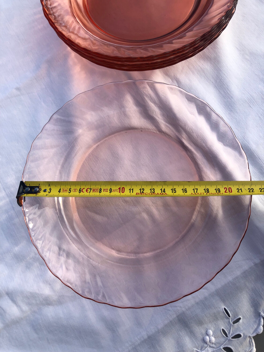 Lot 6 hollow plates Rosaline