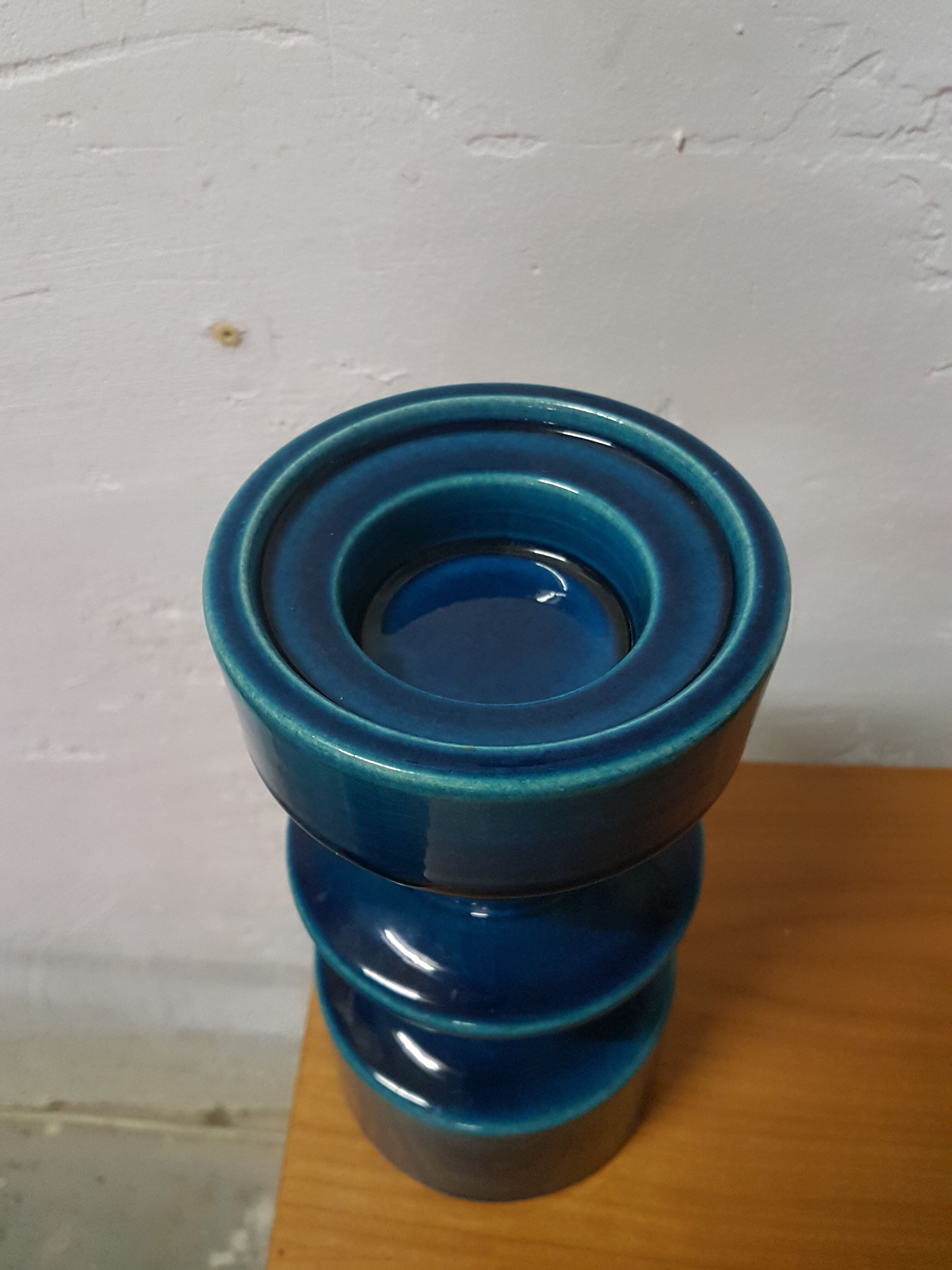 Ceramic candlestick Cari Zalloni for Steuler , 1960s