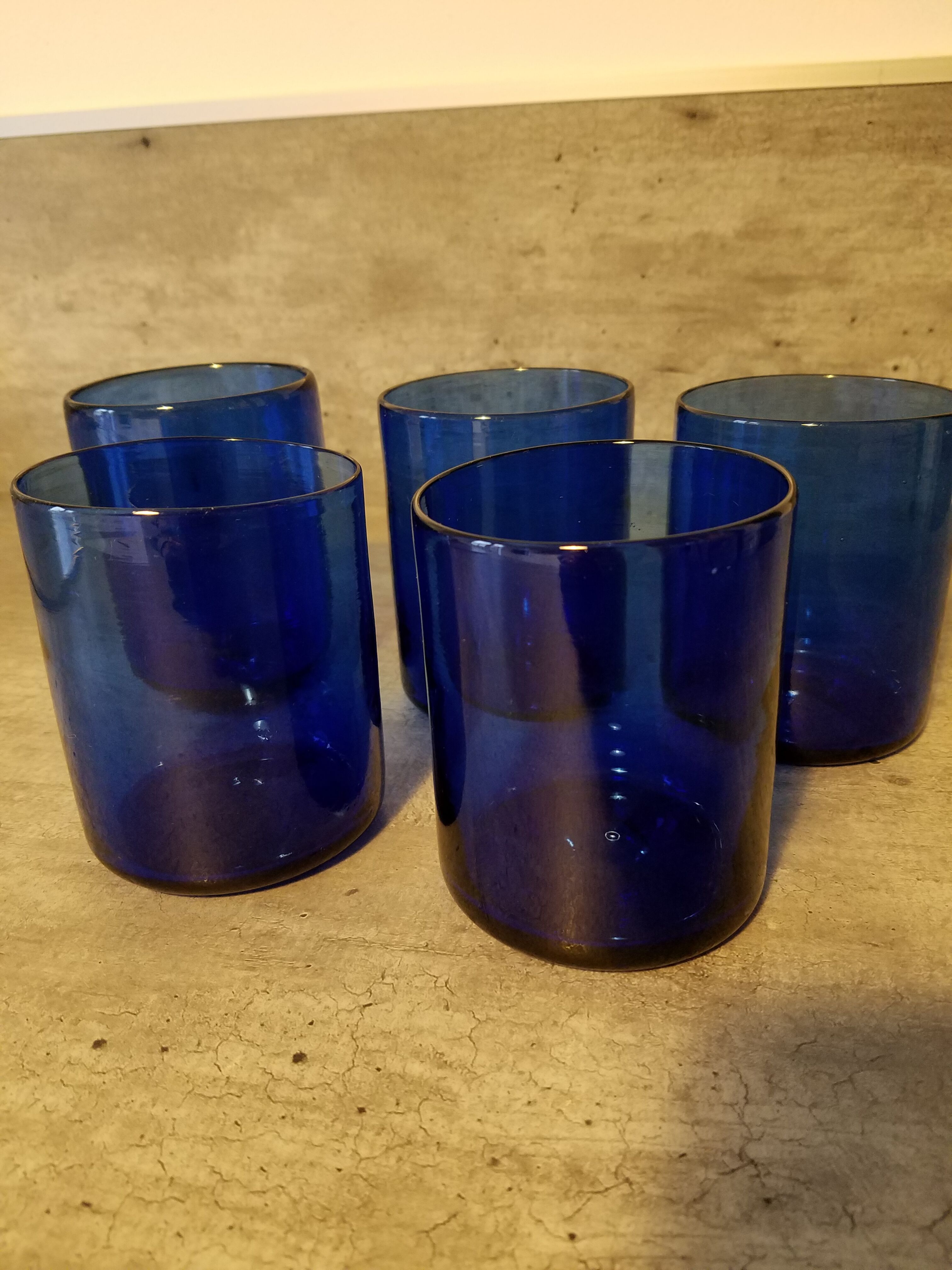Set de 5 verres gobelets