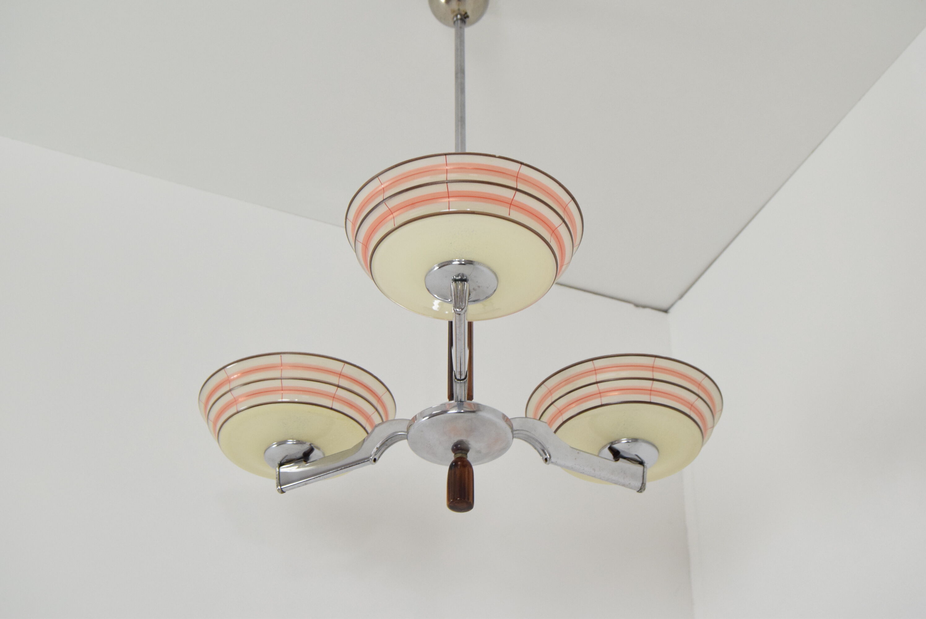 Mid-century Chandelier,Czechoslovakia,1950's.