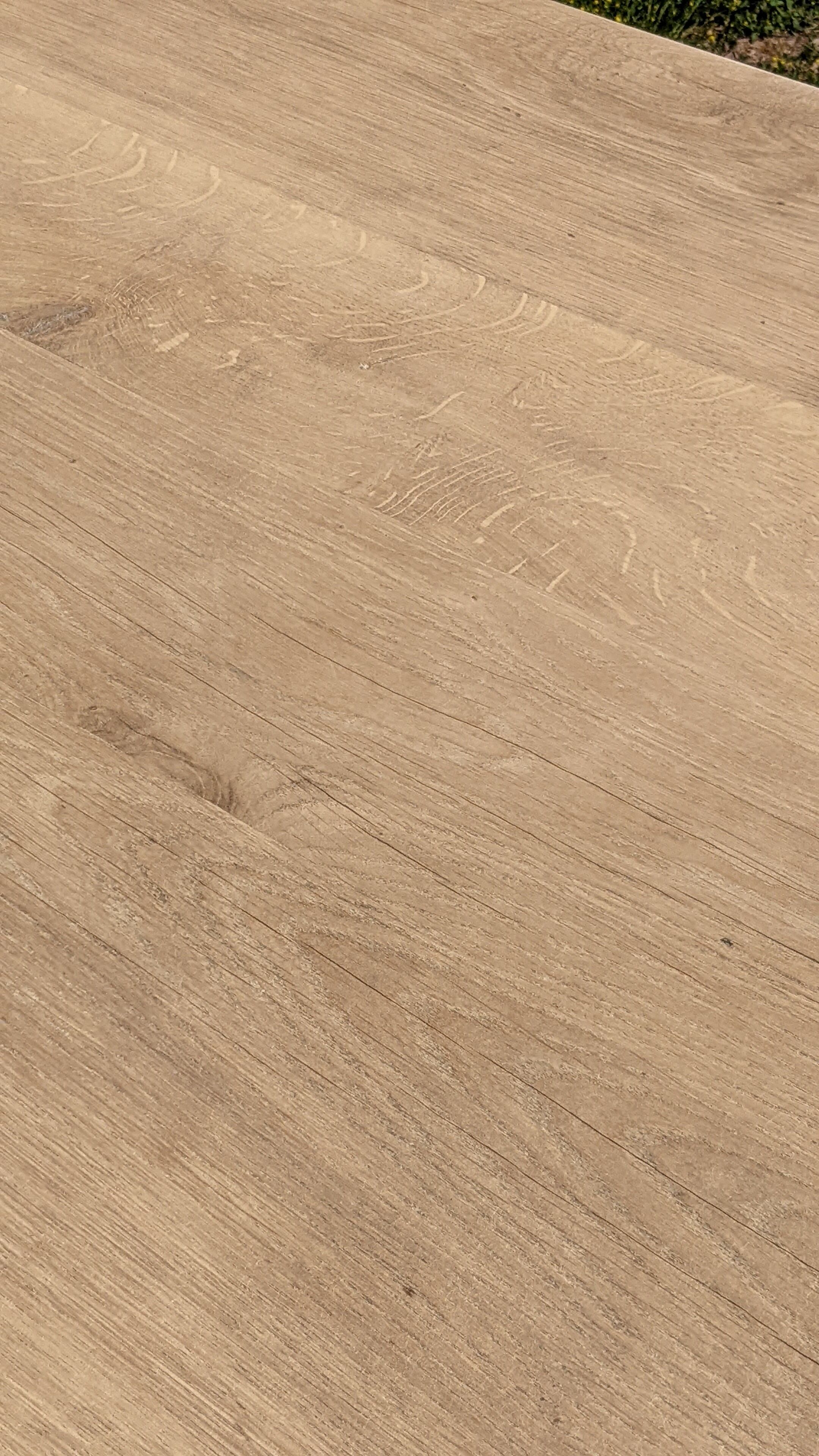 Old farmhouse table in chene circa 1950
