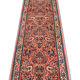 Tapis rose vintage sarouk 85x295cm