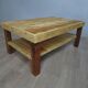 Table basse rectangulaire bois brut