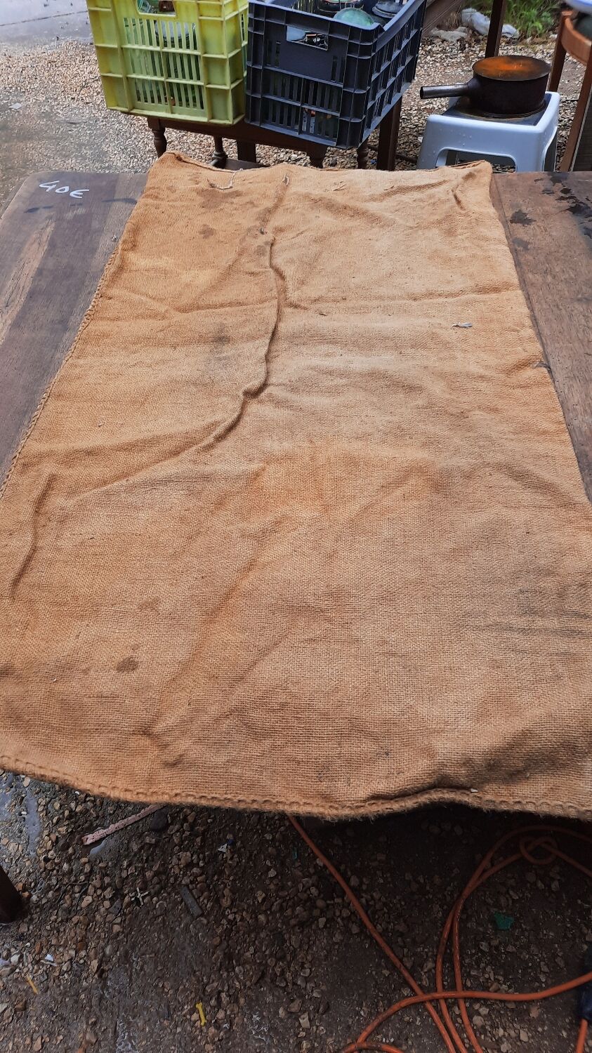 9 potash burlap bag from alsace