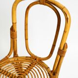 Pair of very beautiful rare original 1960s Italian bamboo chairs