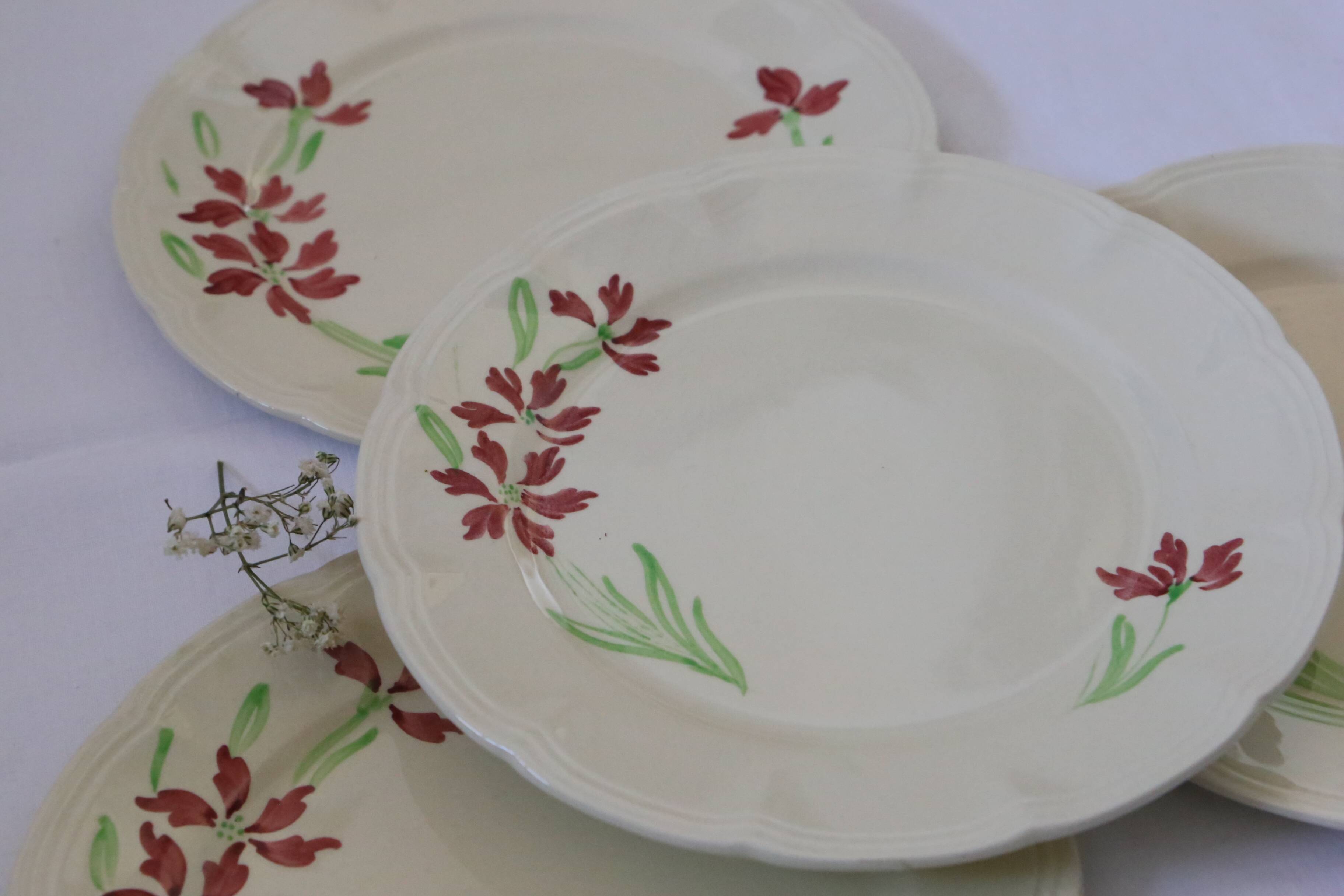 4 assiettes vintage Royal Art Pottery