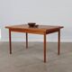 Vintage teak dining table 4-6 pers Danish design kitchen table 60s