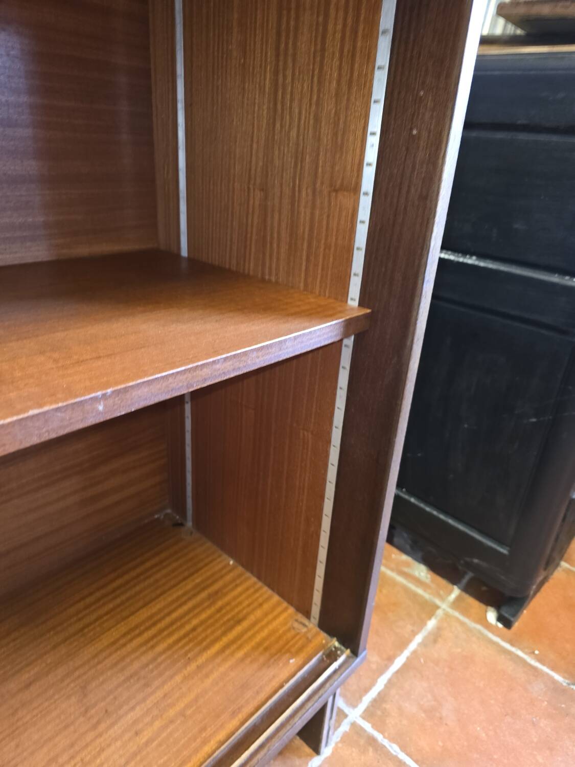 Vintage 1960s mahogany sideboard with sliding doors