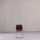 Vintage tubular steel dining chair, Italy, 1970’s