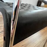 Set of 4 Black Omstak Chairs by Rodney Kinsman for Bieffeplast
