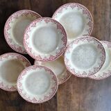 Set of 8 Hbcm ironstone plates