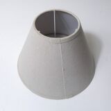 linen-colored fabric lampshade, 25cm