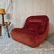Velvet armchair
