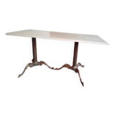 Table rectangulaire marbre jaune