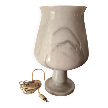 Lampe de table en marbre année 60