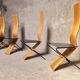 Series of 4 Chairs by Pietro Arosio for Airon 1980