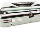 Typewriter hermes baby revised green