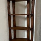 Wood corner shelf