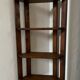 Wood corner shelf