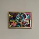 Original Swedish Oil on Canvas – “Abstract Composition” – Signed – Dated 1960 – Vintage & Framed – 44.5 × 31 cm (17.5" × 12.2")