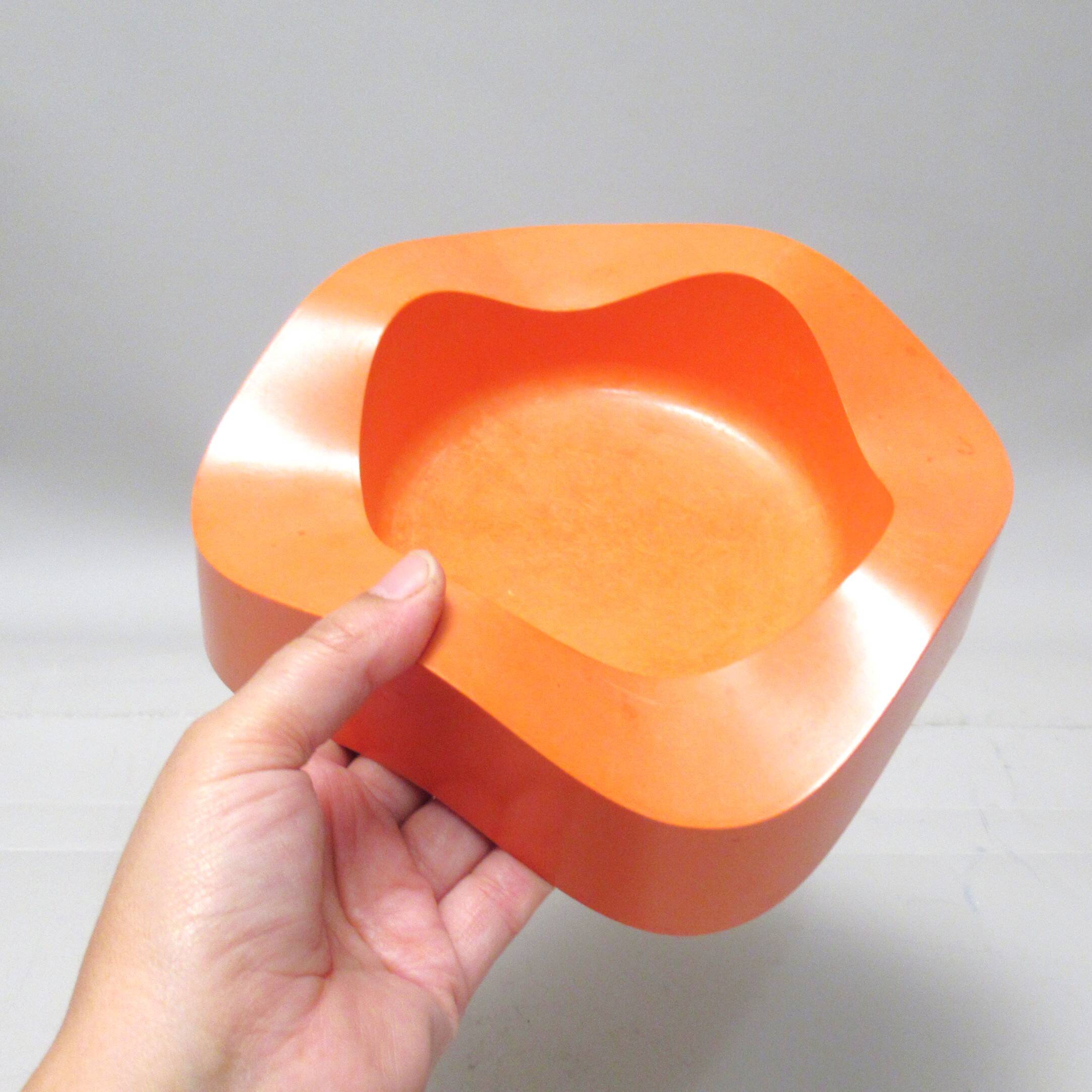 Cendrier Sinus orange Walter Zeischegg Helit