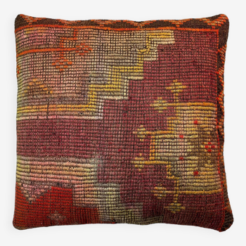 Housse de coussin kilim turc vintage, 55 x 55 cm