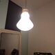 Suspension ampoule en opaline vintage