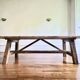 Tower Antique Oak Farmhouse Table - 300cm Long