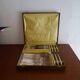 Housewife 24 seats 6 people art deco 1930 silver metal apollo