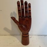 Wooden articulated hand