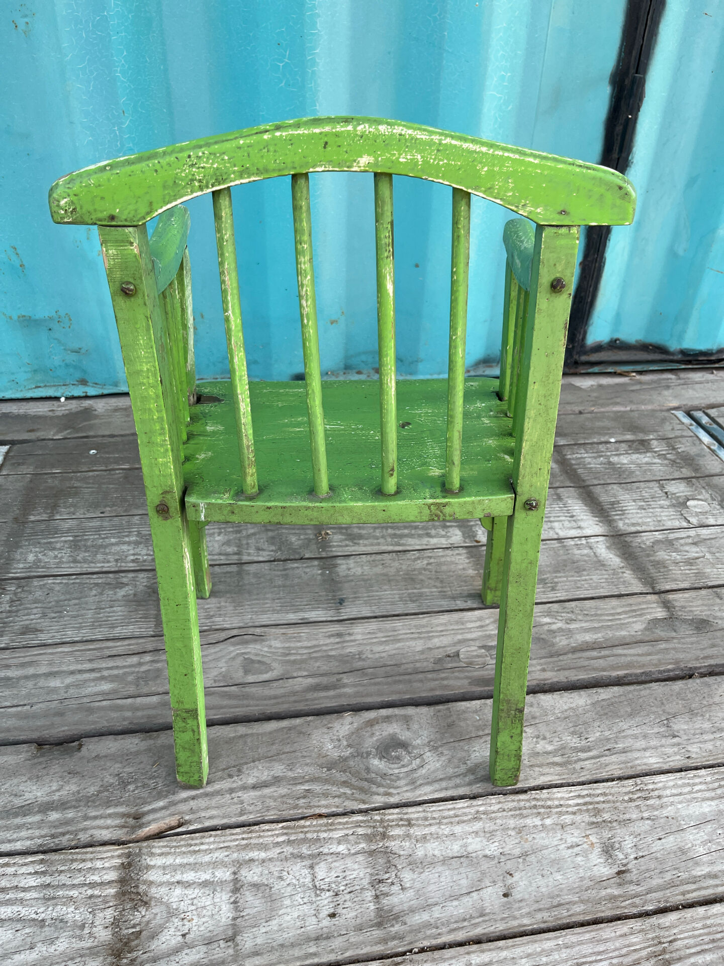 Vintage wooden child’s chair