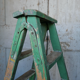 Wooden workshop folding stepladder
