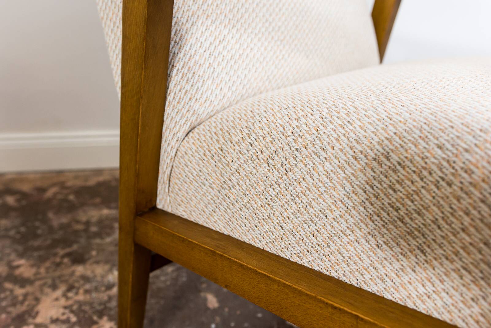 Pair of restored mid-century modern armchairs 1960's