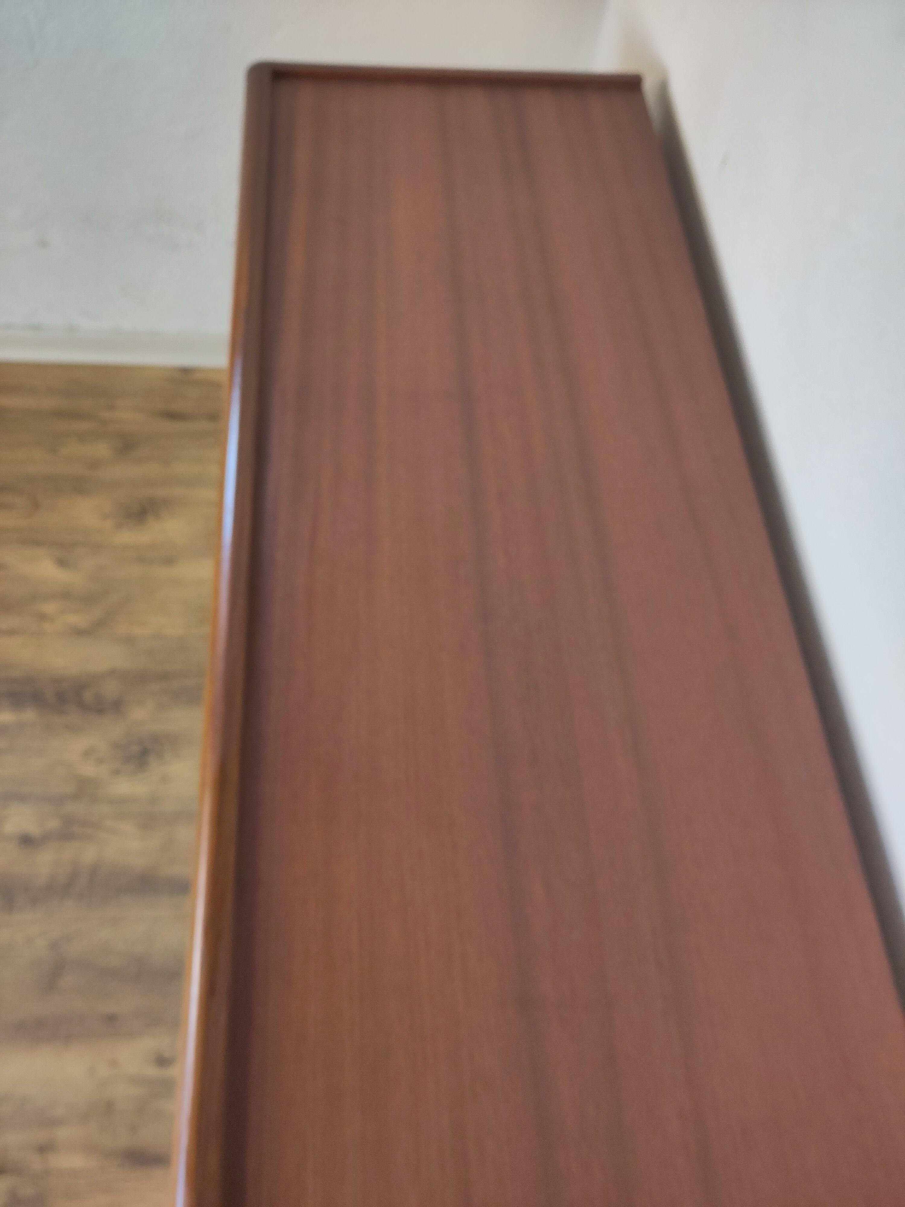 Scandinavian teak and metal sideboard