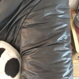 Blur Blur couch line roset leather black full grain