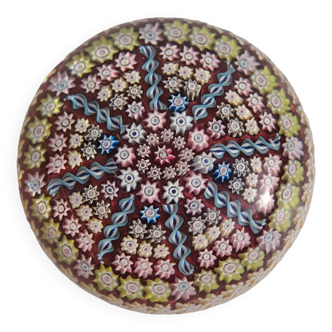 Sulphide paperweight Millefiori Perthshire