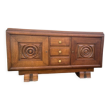 Art deco solid oak sideboard 1940
