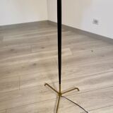 Floor lamp metal brass year 50 design Lunel / vintage