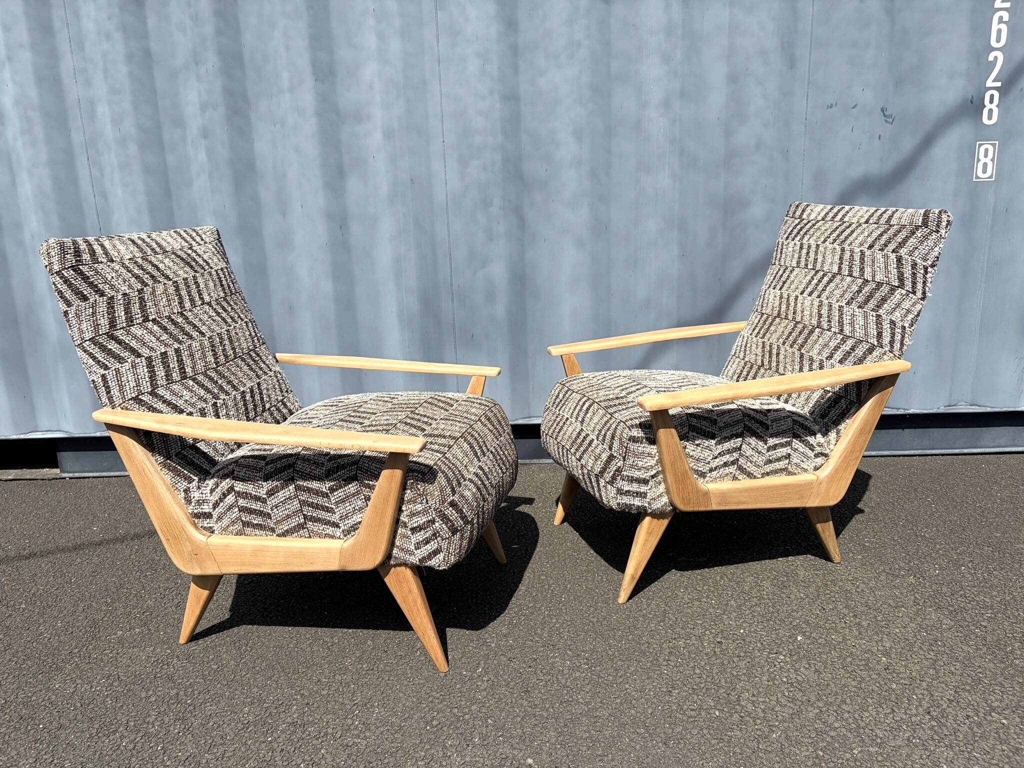 Paire de fauteuils style scandinave , des années 70/80'