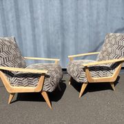 Paire de fauteuils style scandinave , des années 70/80'