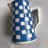 Opaque milk jug from Sarreguemines