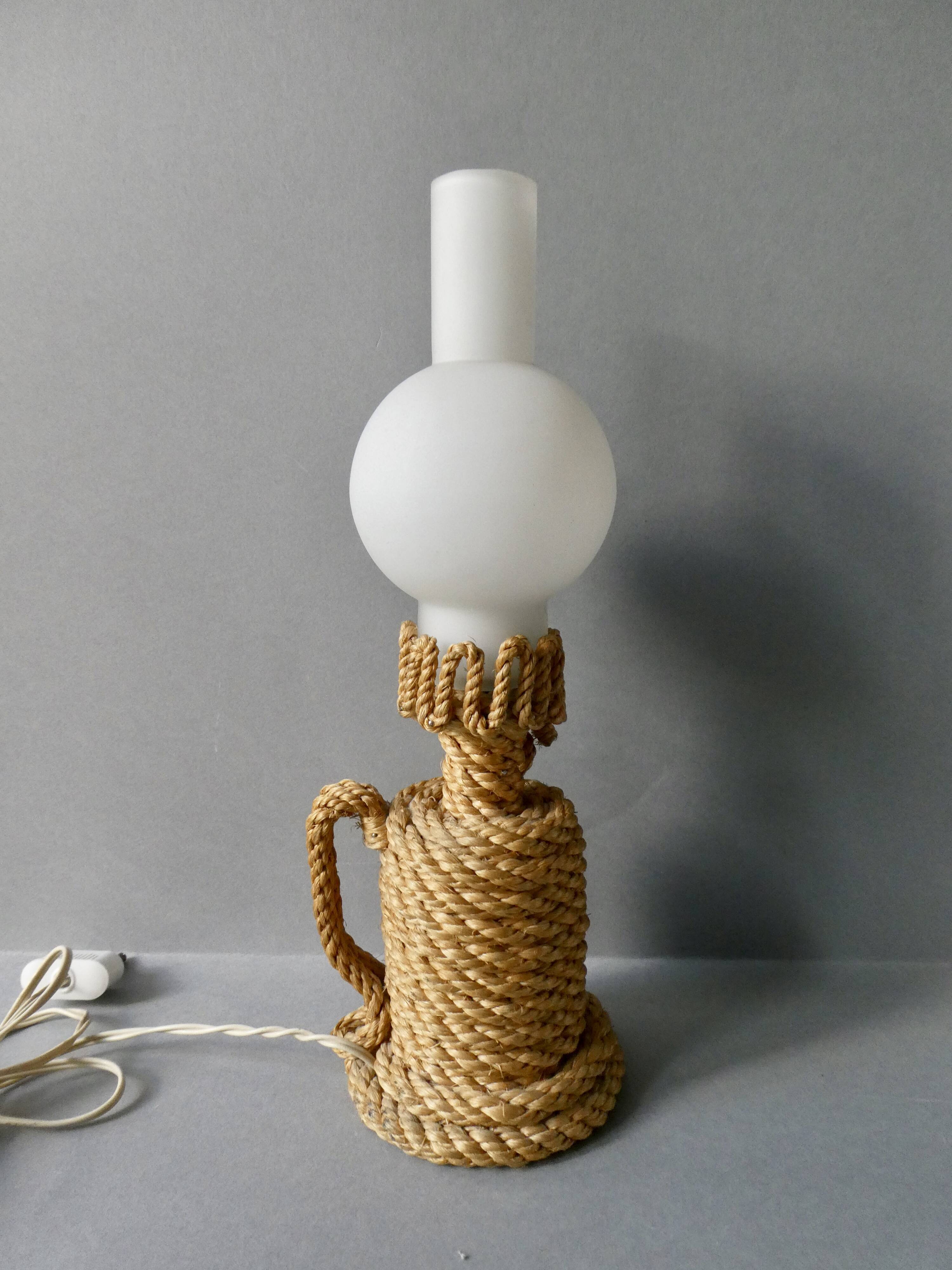 String lamp and opaline of the 60s