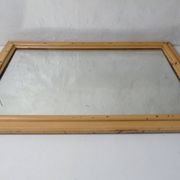 Miroir vintage en bois peint