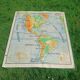 Map of the American continent Vidal-Lablache (1950s)