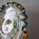 Beautiful Italian ceramic Deruta bowl or compote dish, made and pe