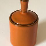 Orange ceramic pot Years 70