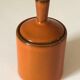 Orange ceramic pot Years 70