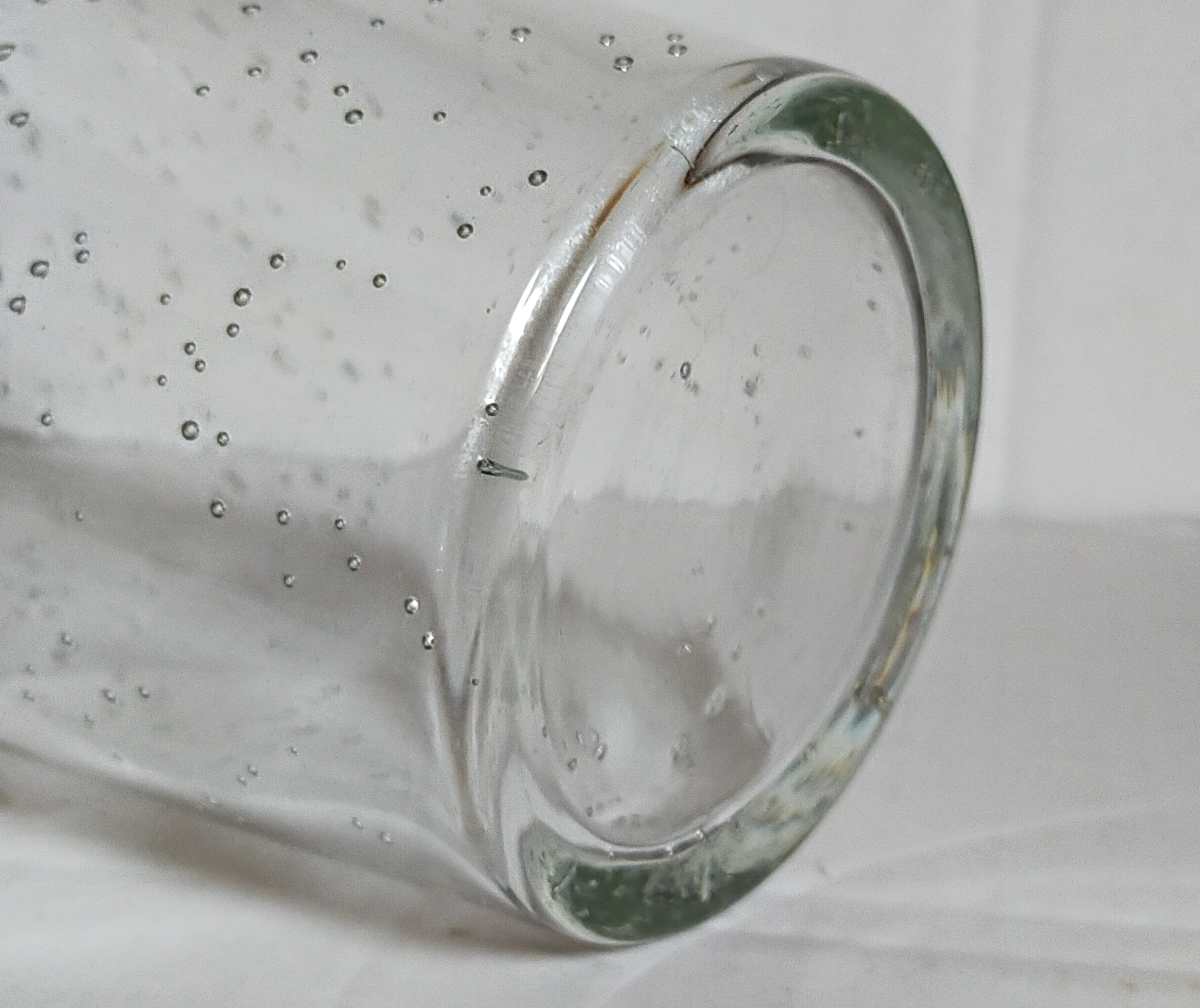 Vintage blown glass glass vase