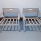 Set of 2 garden armchairs
