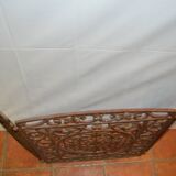 Cast iron fireplace firewall